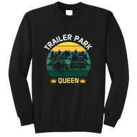 Trailer Park Queen Funny Girl Camping Gift Sweatshirt