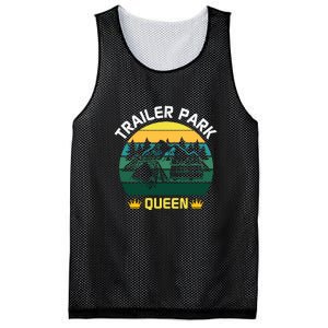 Trailer Park Queen Funny Girl Camping Gift Mesh Reversible Basketball Jersey Tank