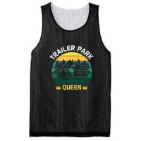 Trailer Park Queen Funny Girl Camping Gift Mesh Reversible Basketball Jersey Tank