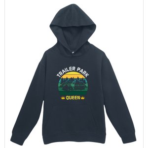 Trailer Park Queen Funny Girl Camping Gift Urban Pullover Hoodie