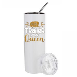 Trailer Park Queen RV Camping Camper Gift Stainless Steel Tumbler