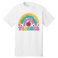 Teacher Pencil Rainbow Teacher Life Tall T-Shirt