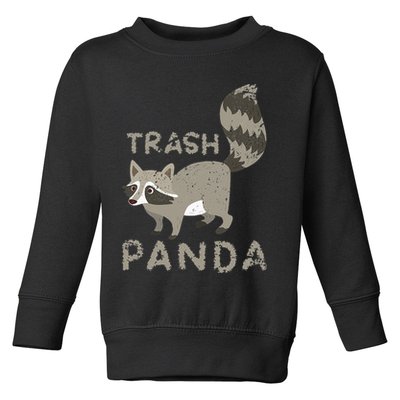 Trash Panda Racoon Toddler Sweatshirt