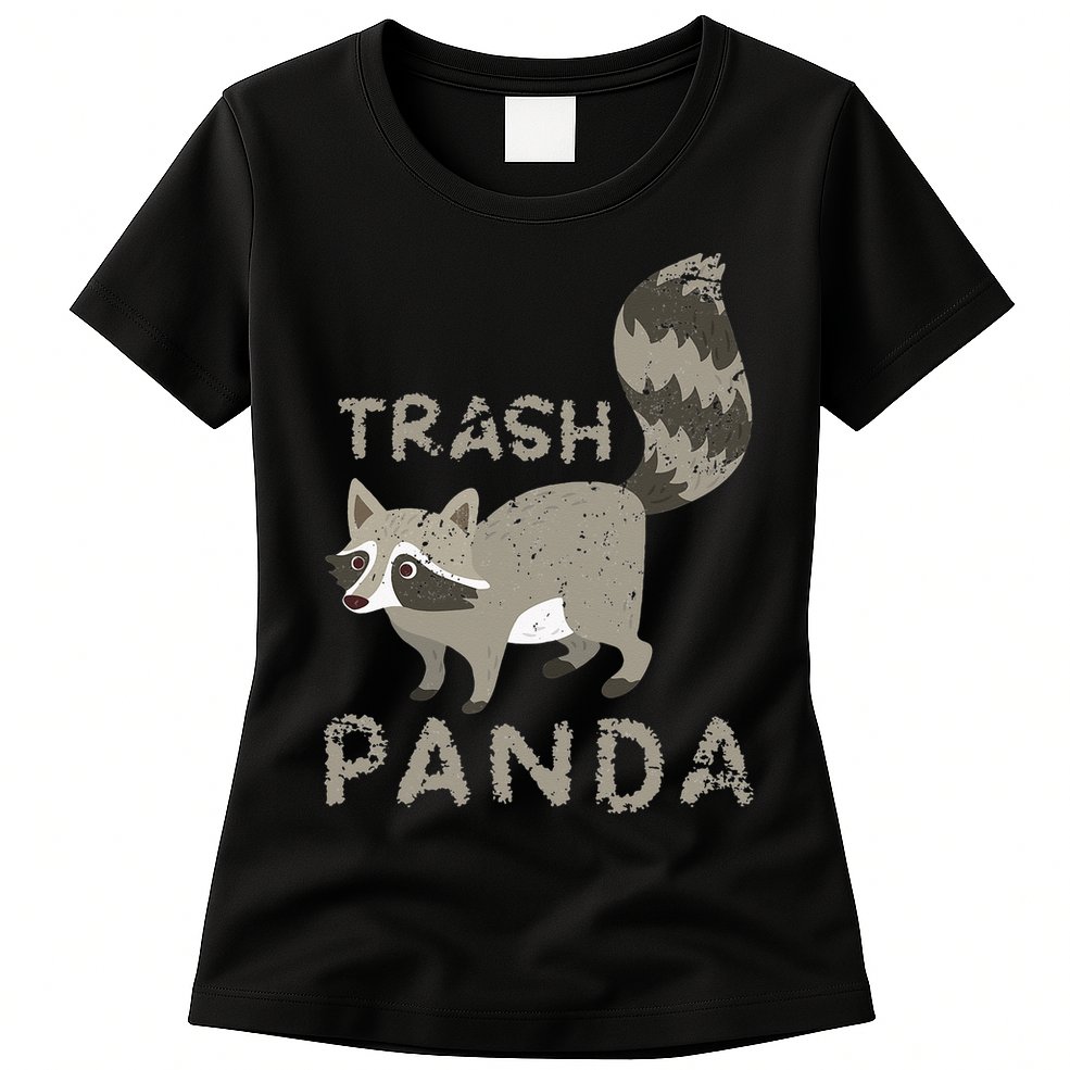 Trash Panda Racoon Womens T-Shirt