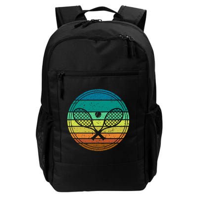 Tennis Player Racquet Ball Retro Vintage Racket Lawn Tennis Backpack