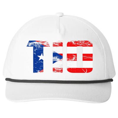 Tio Puerto Rico Flag Pride Fathers Day Puerto Rican Men Snapback Five-Panel Rope Hat