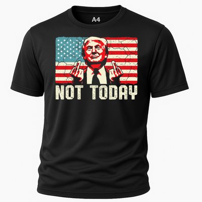 Trump Pennsylvania Rally Shooting Not Today Cooling Performance Crew T-Shirt