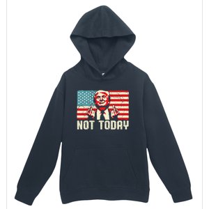 Trump Pennsylvania Rally Shooting Not Today Urban Pullover Hoodie