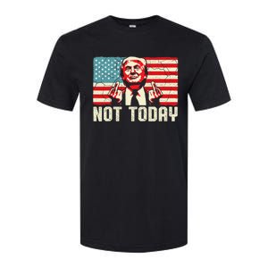 Trump Pennsylvania Rally Shooting Not Today Softstyle CVC T-Shirt