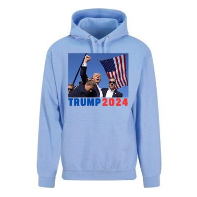 Trump Pa Rally Pennsylvania Rally Trump 2024 Unisex Surf Hoodie