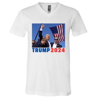 Trump Pa Rally Pennsylvania Rally Trump 2024 V-Neck T-Shirt