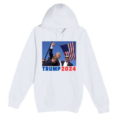 Trump Pa Rally Pennsylvania Rally Trump 2024 Premium Pullover Hoodie