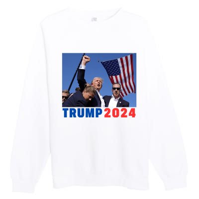 Trump Pa Rally Pennsylvania Rally Trump 2024 Premium Crewneck Sweatshirt