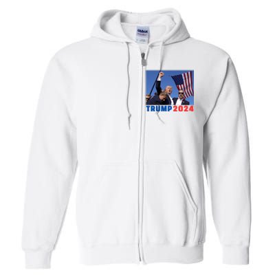 Trump Pa Rally Pennsylvania Rally Trump 2024 Full Zip Hoodie