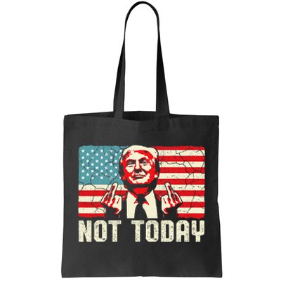 Trump Pennsylvania Rally Shooting Not Today Tote Bag