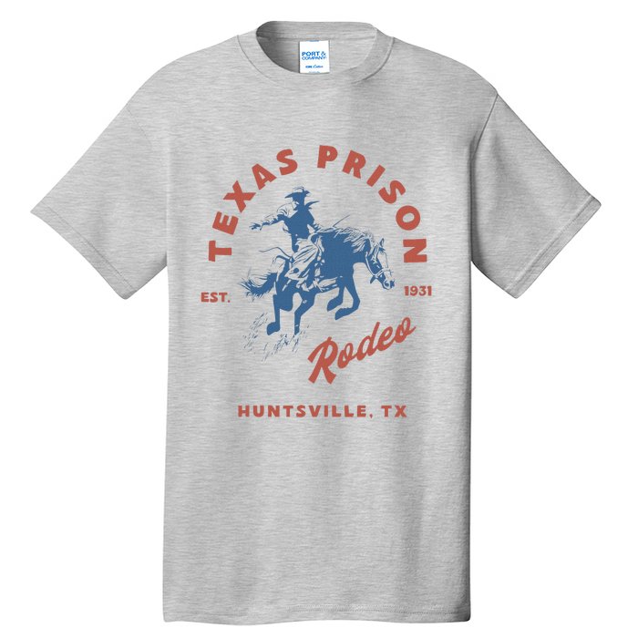 Texas Prison Rodeo Cowboy Western Tall T-Shirt