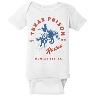 Texas Prison Rodeo Cowboy Western Baby Bodysuit