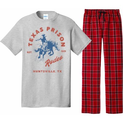 Texas Prison Rodeo Cowboy Western Pajama Set