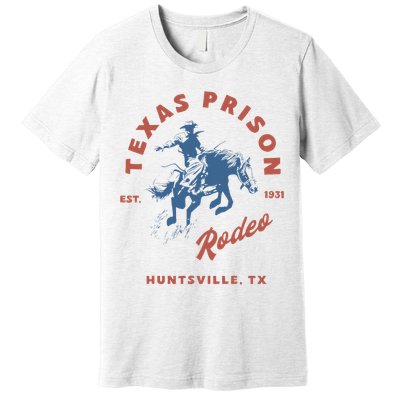 Texas Prison Rodeo Cowboy Western Premium T-Shirt