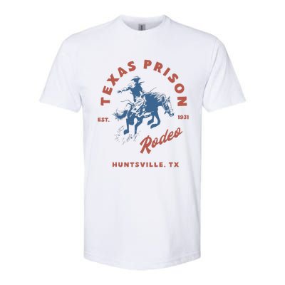 Texas Prison Rodeo Cowboy Western Softstyle CVC T-Shirt