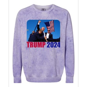 Trump Pennsylvania Rally Shooting Not Today Colorblast Crewneck Sweatshirt