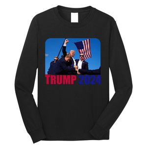 Trump Pennsylvania Rally Shooting Not Today Long Sleeve Shirt