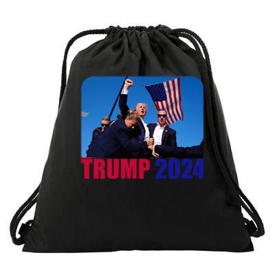 Trump Pennsylvania Rally Shooting Not Today Drawstring Bag