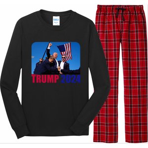 Trump Pennsylvania Rally Shooting Not Today Long Sleeve Pajama Set