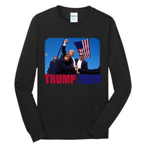 Trump Pennsylvania Rally Shooting Not Today Tall Long Sleeve T-Shirt