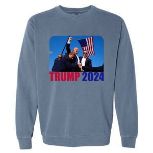 Trump Pennsylvania Rally Shooting Not Today Garment-Dyed Sweatshirt