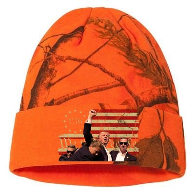 Trump Pa Rally Pennsylvania 2024 Vintage Political Kati Licensed 12" Camo Beanie