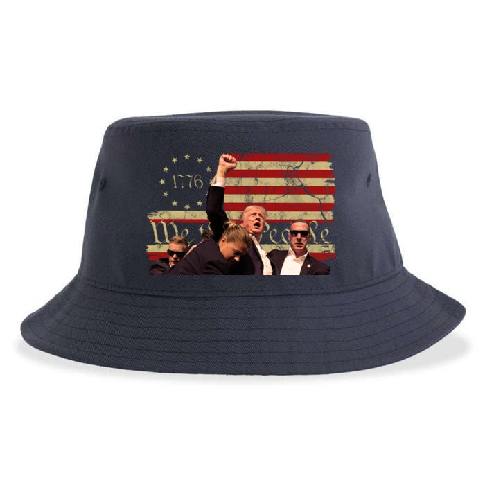 Trump Pa Rally Pennsylvania 2024 Vintage Political Sustainable Bucket Hat