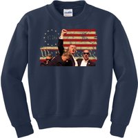 Trump Pa Rally Pennsylvania 2024 Vintage Political Kids Sweatshirt