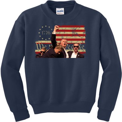 Trump Pa Rally Pennsylvania 2024 Vintage Political Kids Sweatshirt