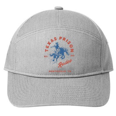 Texas Prison Rodeo Cowboy Western 7-Panel Snapback Hat