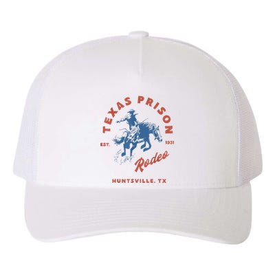 Texas Prison Rodeo Cowboy Western Yupoong Adult 5-Panel Trucker Hat