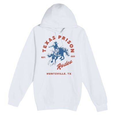 Texas Prison Rodeo Cowboy Western Premium Pullover Hoodie