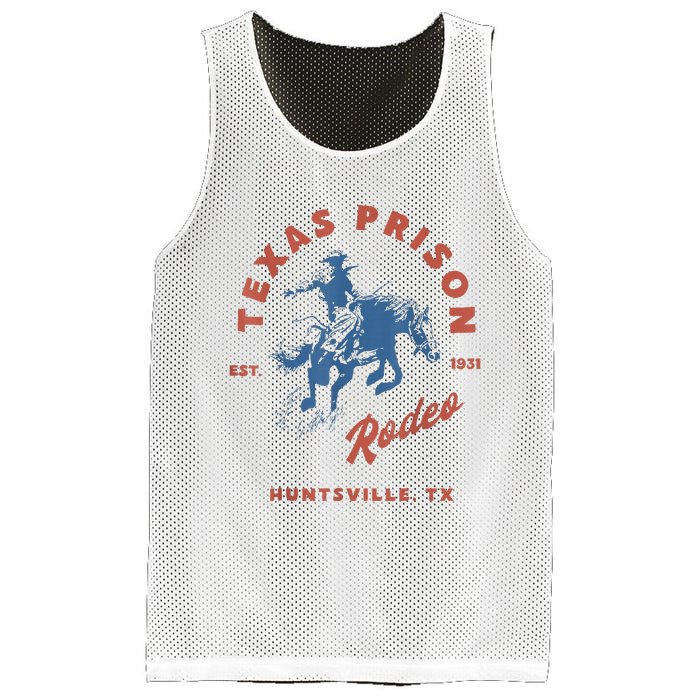 Texas Prison Rodeo Cowboy Western Mesh Reversible Basketball Jersey Tank