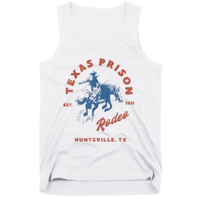 Texas Prison Rodeo Cowboy Western Tank Top