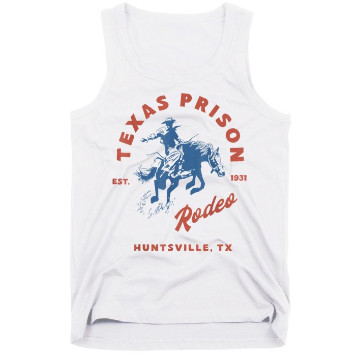 Texas Prison Rodeo Cowboy Western Tank Top