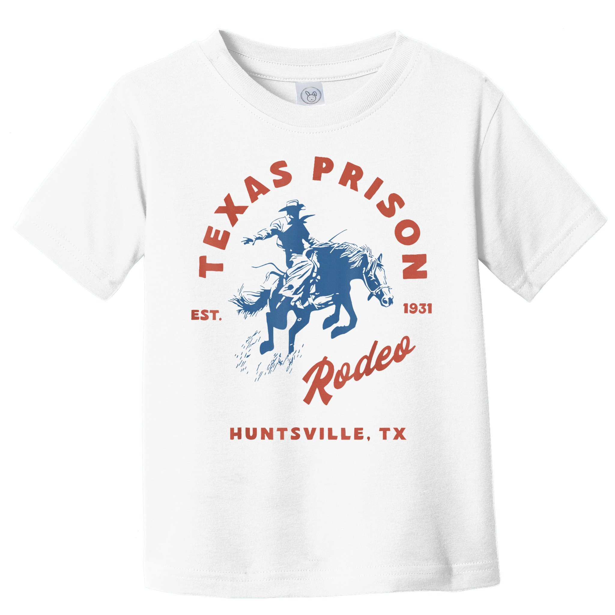 Texas Prison Rodeo Cowboy Western Toddler T-Shirt