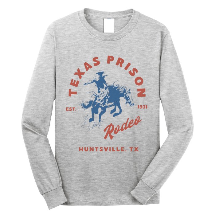 Texas Prison Rodeo Cowboy Western Long Sleeve Shirt