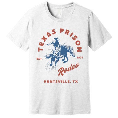 Texas Prison Rodeo Cowboy Western Premium T-Shirt