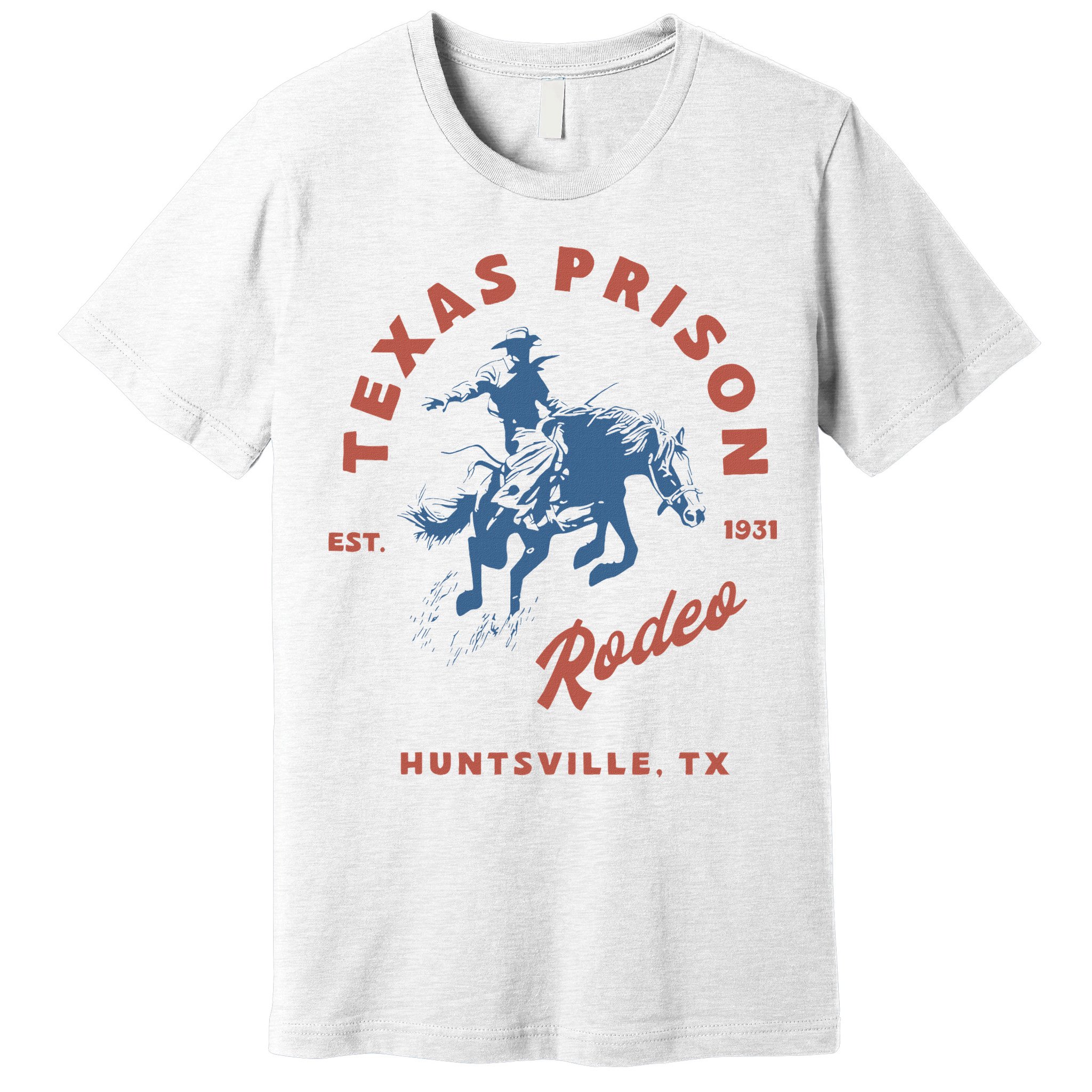 Texas Prison Rodeo Cowboy Western Premium T-Shirt