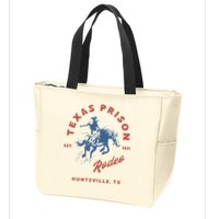 Texas Prison Rodeo Cowboy Western Zip Tote Bag