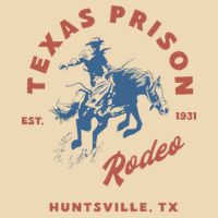 Texas Prison Rodeo Cowboy Western Zip Tote Bag