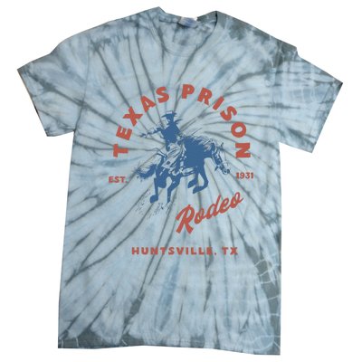 Texas Prison Rodeo Cowboy Western Tie-Dye T-Shirt