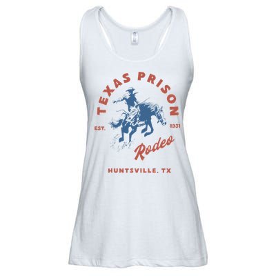 Texas Prison Rodeo Cowboy Western Ladies Essential Flowy Tank