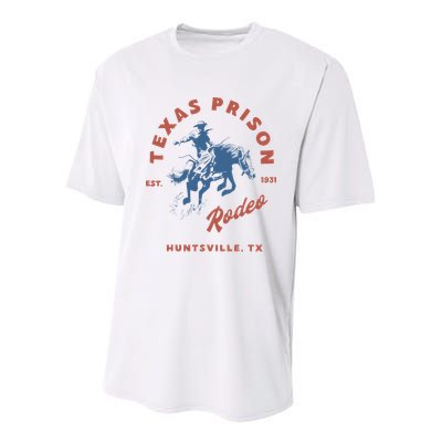 Texas Prison Rodeo Cowboy Western Youth Performance Sprint T-Shirt