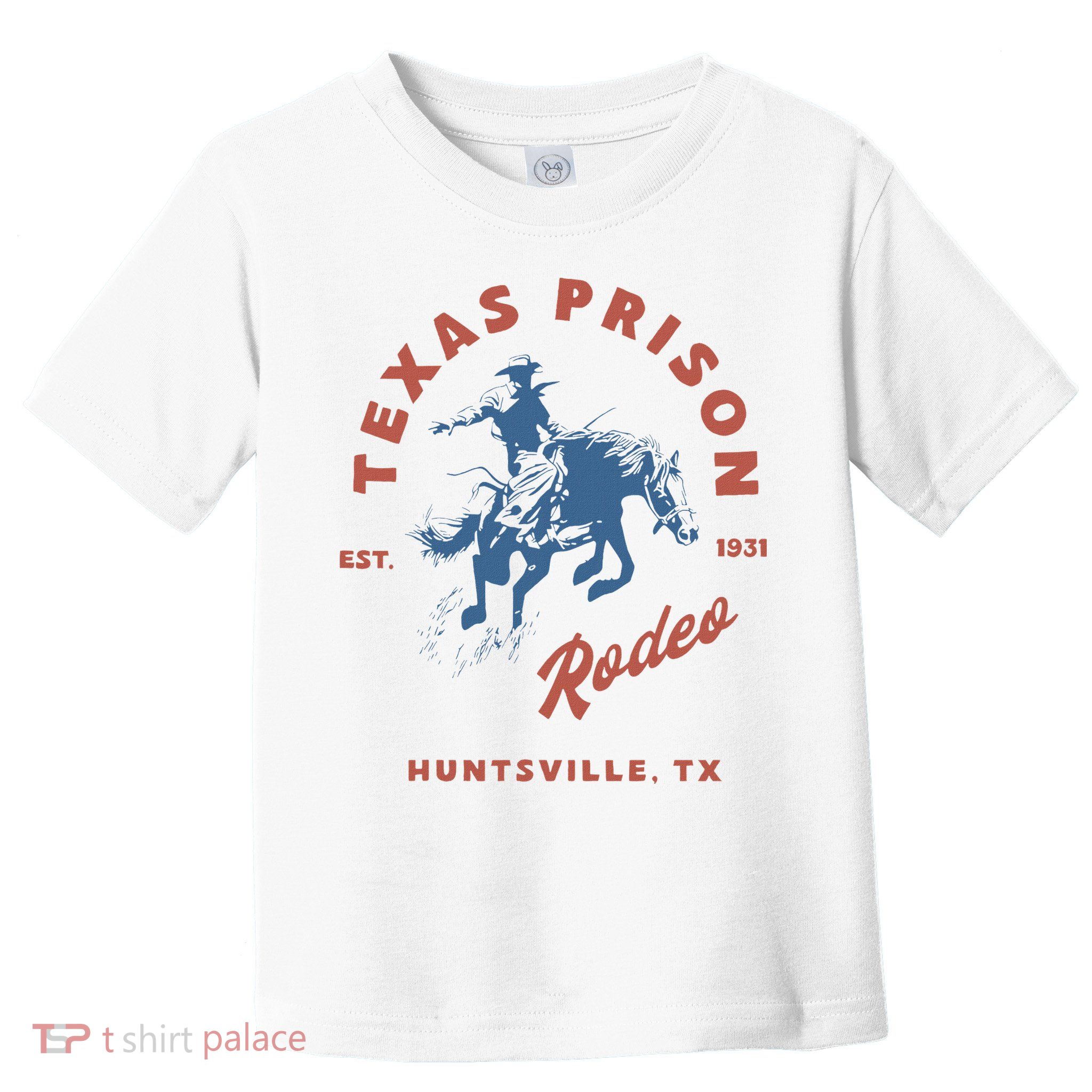 Texas Prison Rodeo Cowboy Western Toddler T-Shirt